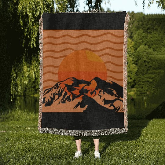 Denali Mountain Woven Blankets