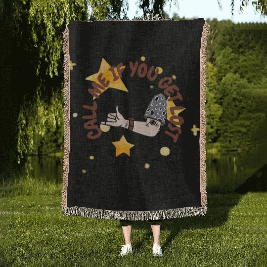 Call Me If You Get Lost Woven Blankets, Hip Hop, Rap, Golf