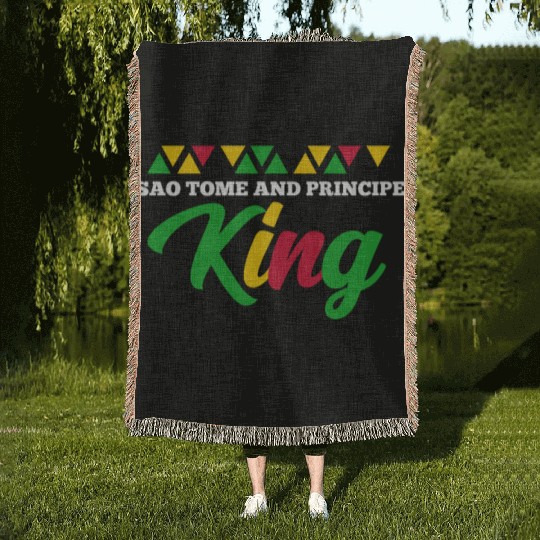 Sao Tome And Principe King Woven Blankets