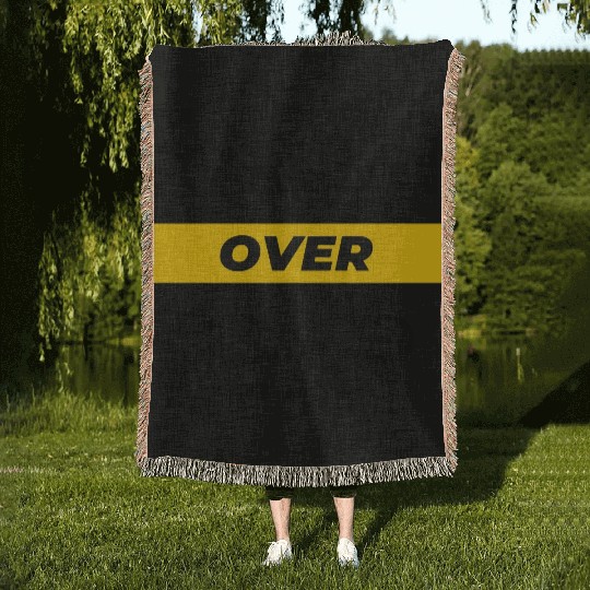 FAITH OVER FEAR Woven Blankets