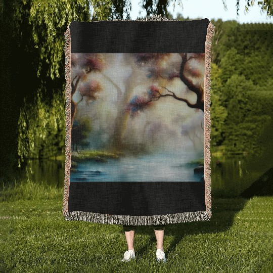 Spring day Woven Blankets