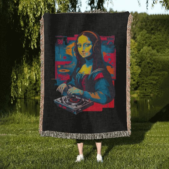 Dj Mona Lisa Woven Blankets