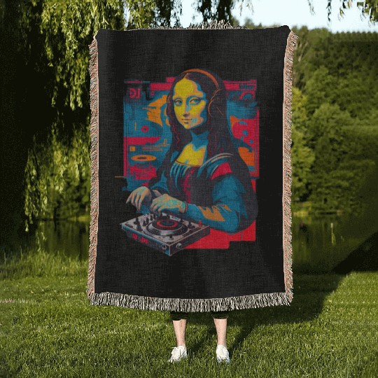 Dj Mona Lisa Woven Blankets