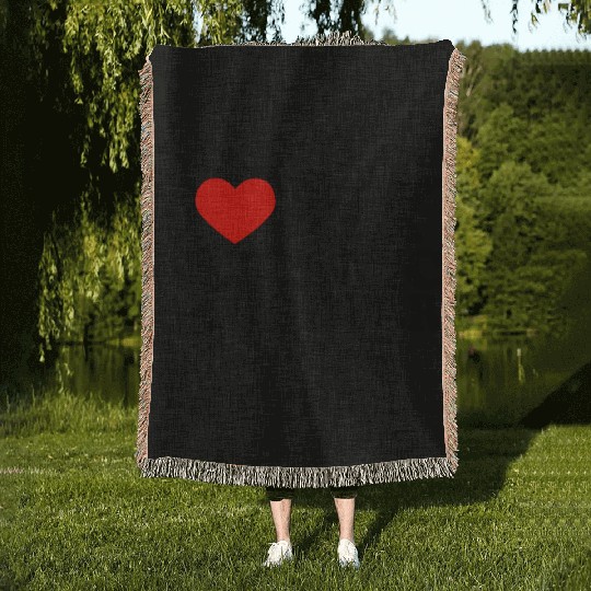I Love My Autistic Daughter Heart My Daughter Y2K Woven Blankets
