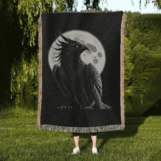 Phoenix bird [clothing store][clothes store] Woven Blankets