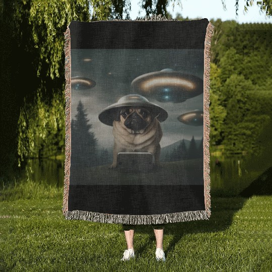 Area 51 Woven Blankets