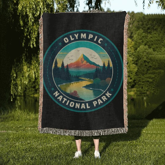 Olympic National Park Woven Blankets