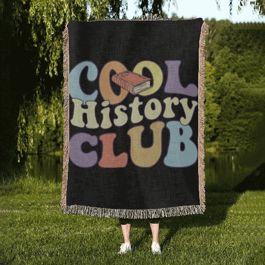 Cool History Club History Buff BA History Major Woven Blankets