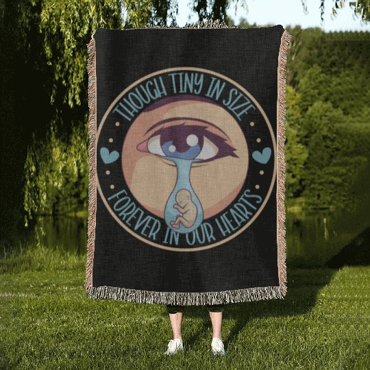 Infant Loss Miscarriage Awareness Pregnancy Loss Woven Blankets