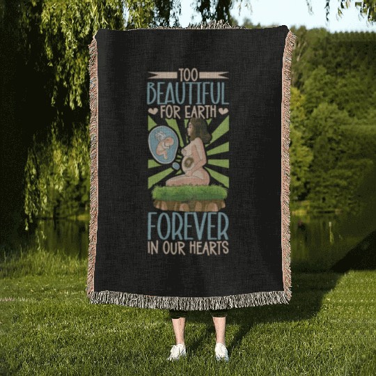 Infant Loss Miscarriage Awareness Pregnancy Loss Woven Blankets
