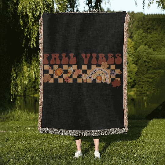 Fall Vibes 1 Woven Blankets