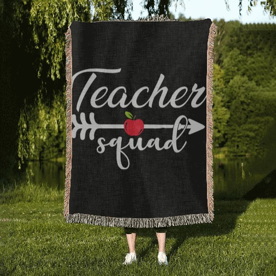 Teacher Squad Woven Blankets