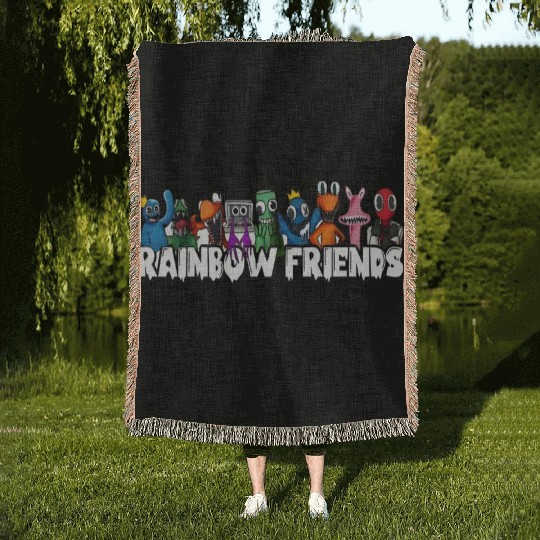 Rainbow Friends Woven Blankets