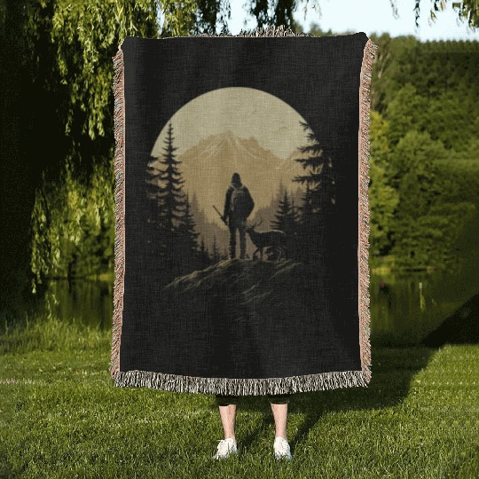 Camouflage Your Way to Success at Deer Hunting Woven Blankets