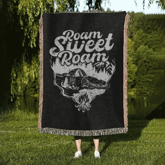 Roam Sweet Roam - Road Trip Woven Blankets