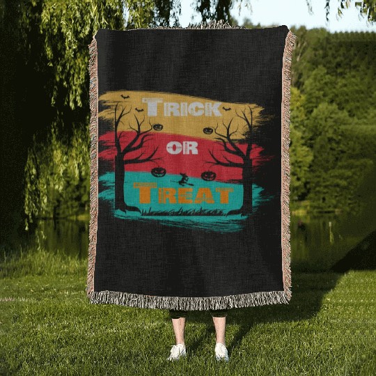 Trick or Treat Woven Blankets