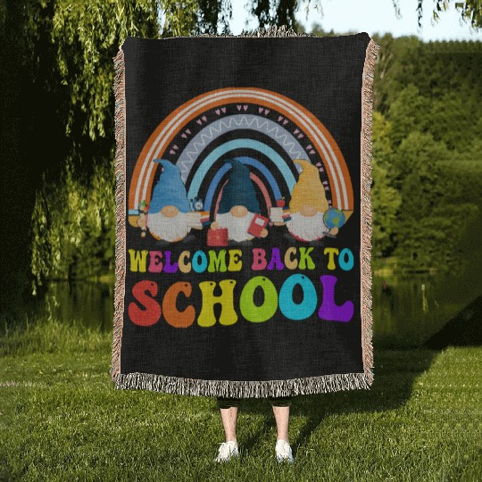 Welcome Back to School Woven Blankets
