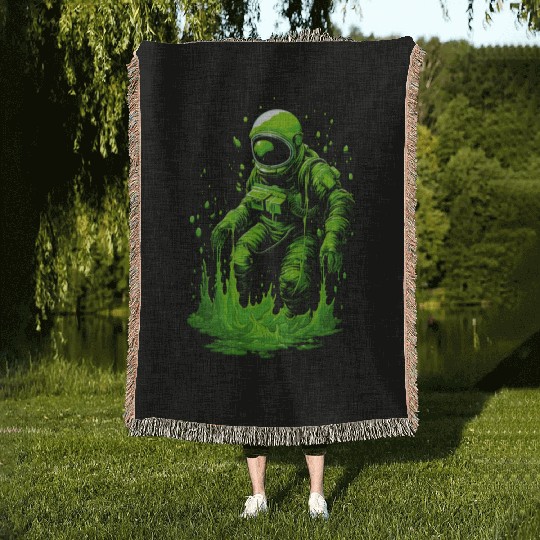 Astro Slime Woven Blankets