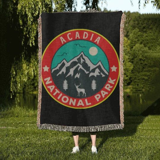 Acadia National Park Woven Blankets Acadia National