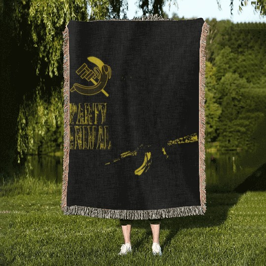 Party Animal! Woven Blankets