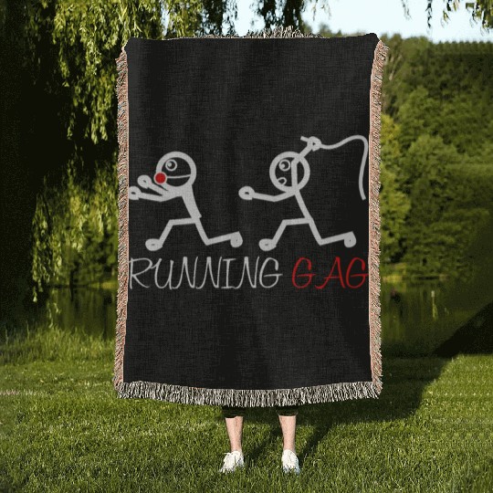 BDSM Running GAG Woven Blankets