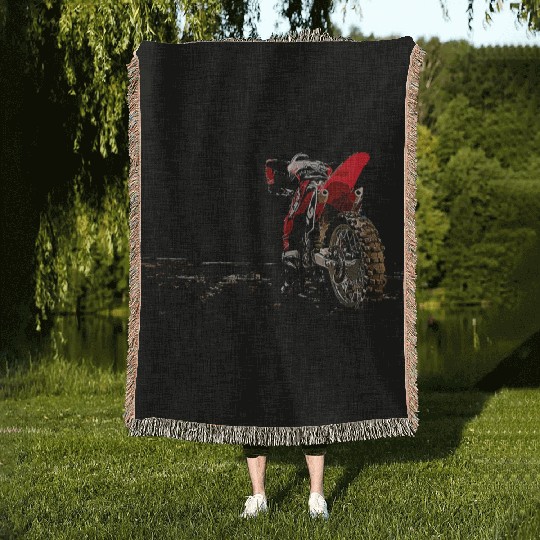 Motocross Woven Blankets