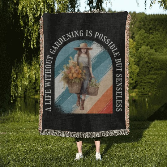 Gardening Garden-plants Florists-Gardener women Woven Blankets