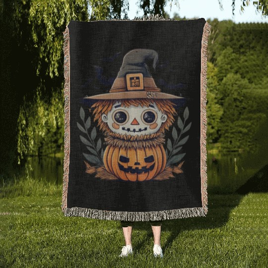 Harvest Halloween Harmony Woven Blankets