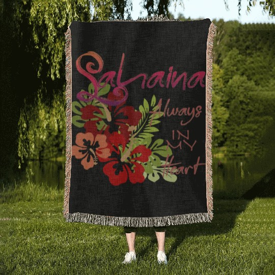 Lahaina: Always in my Heart 2 Woven Blankets