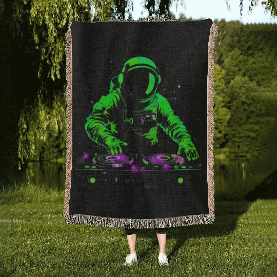 Astro DJ Woven Blankets