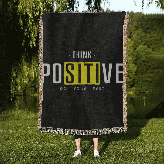 POSITIVE Woven Blankets