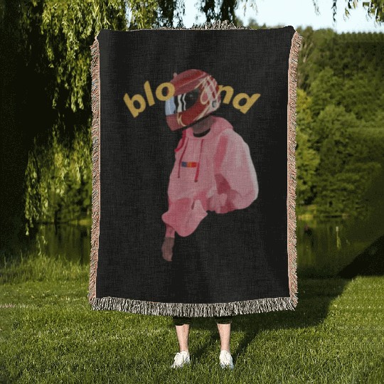 Blond Frank Ocean Woven Blankets