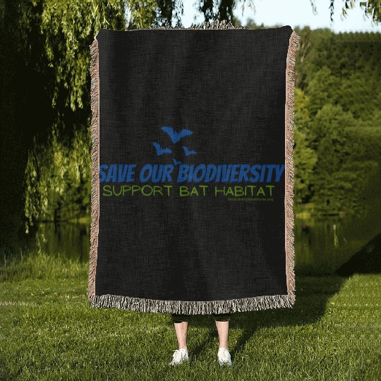 Protect Bat Habitat Woven Blankets