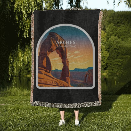 Arches National Park Woven Blankets
