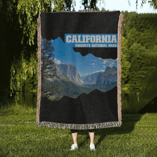 California – Yosemite National Park Woven Blankets