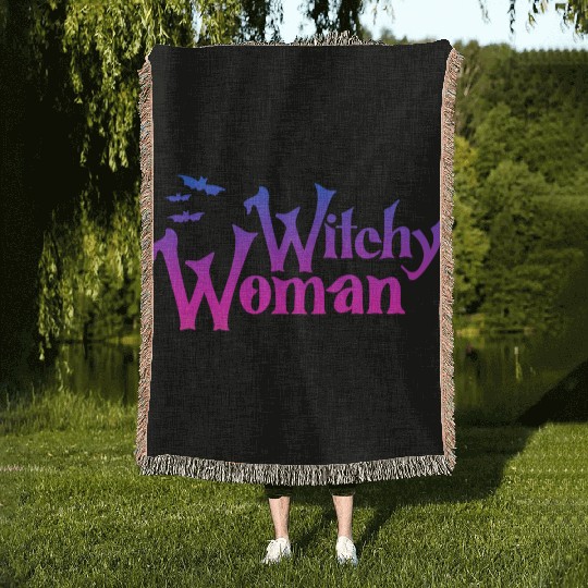 Witchy Woman Woven Blankets