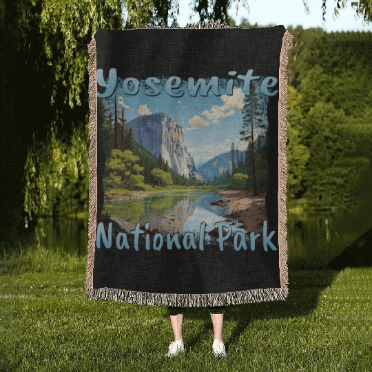 Yosemite National Park: Colorful Landscape in Woven Blankets