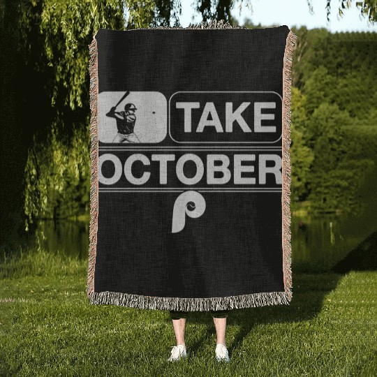 Philadelphia Take October Phillies Woven Blankets