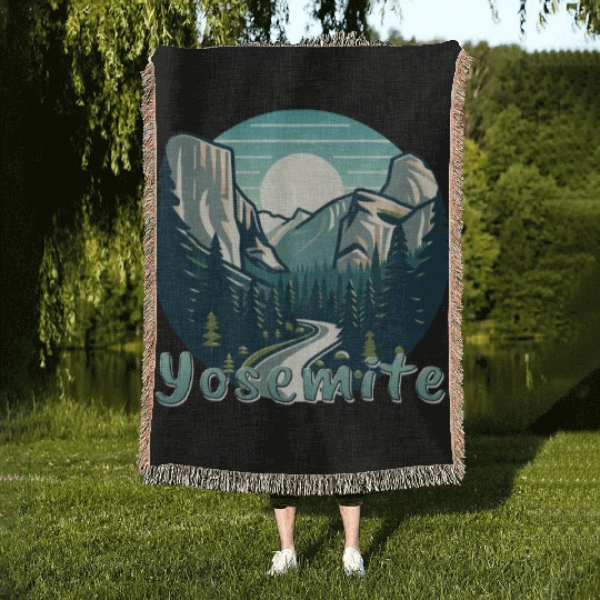 Yosemite National Park: The Beauty of Nature Woven Blankets