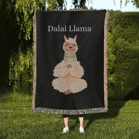 Dalai Llama Woven Blankets
