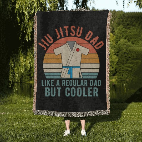 Brazilian Jiu Jitsu Trainer Martial Arts BJJ MMA Woven Blankets