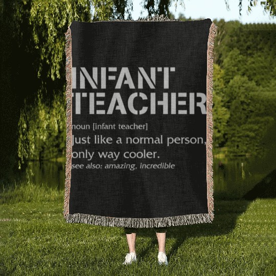 Teacher Woven Blankets, Infant Teacher Noun Definition Woven Blankets