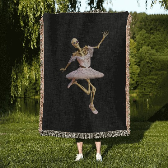 The extraordinary hobby of the Grim Reaper Woven Blankets