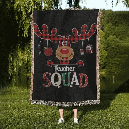 Teacher squad Woven Blankets