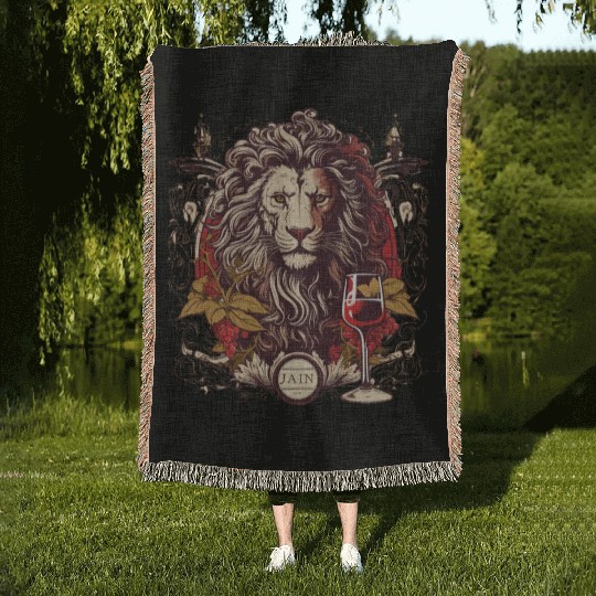 Palatin coat of arms Lion Woven Blankets