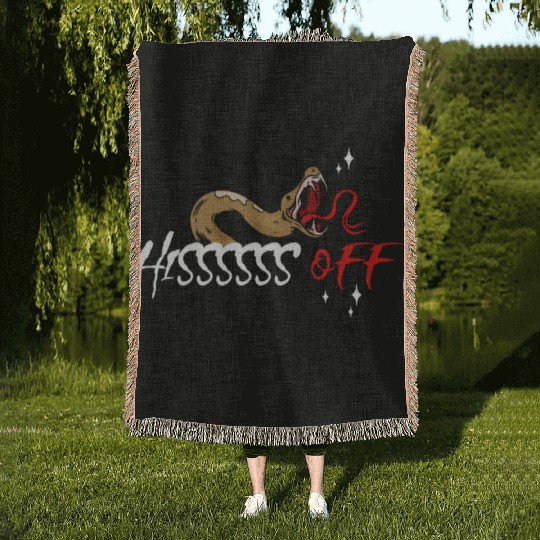 Reptile Collector Boa Serpent Venomous Snake Lover Woven Blankets