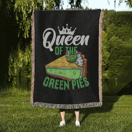 Key Lime Pie Lover Dessert Woven Blankets