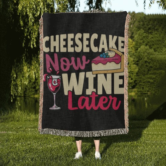 Cheese Eater Cheese Lover Cheesecake Lover Woven Blankets