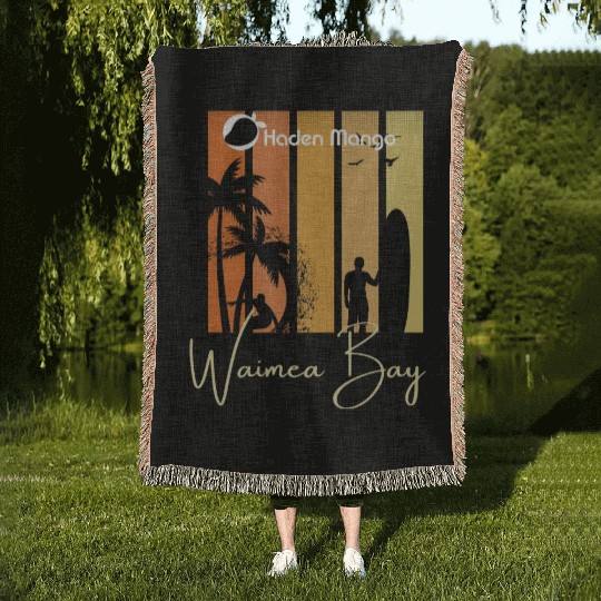 Waimea Bay Haden Mango Style Woven Blankets