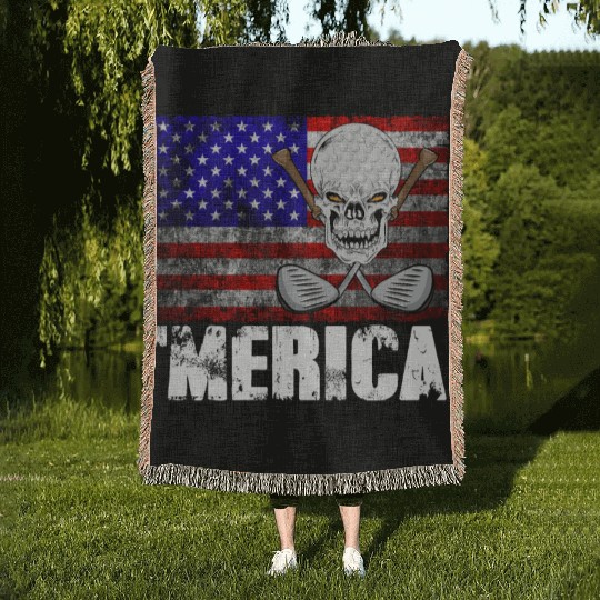 Merica Golf Woven Blankets